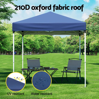 Instahut Gazebo 2x2m Outdoor Patio Garden Marquee Shade Blue