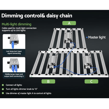 Greenfingers Max 4800W Grow Light LED Full Spectrum Indoor Plant All Stage Growth