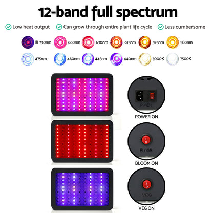 Greenfingers 1000W Grow Light LED Full Spectrum Indoor Plant All Stage Growth