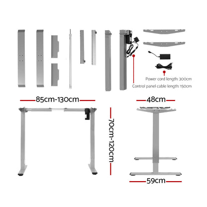 Artiss Standing Desk Motorised 120CM White