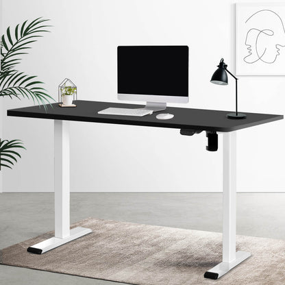 Artiss Standing Desk Motorised Sit Stand Desks Black 140CM