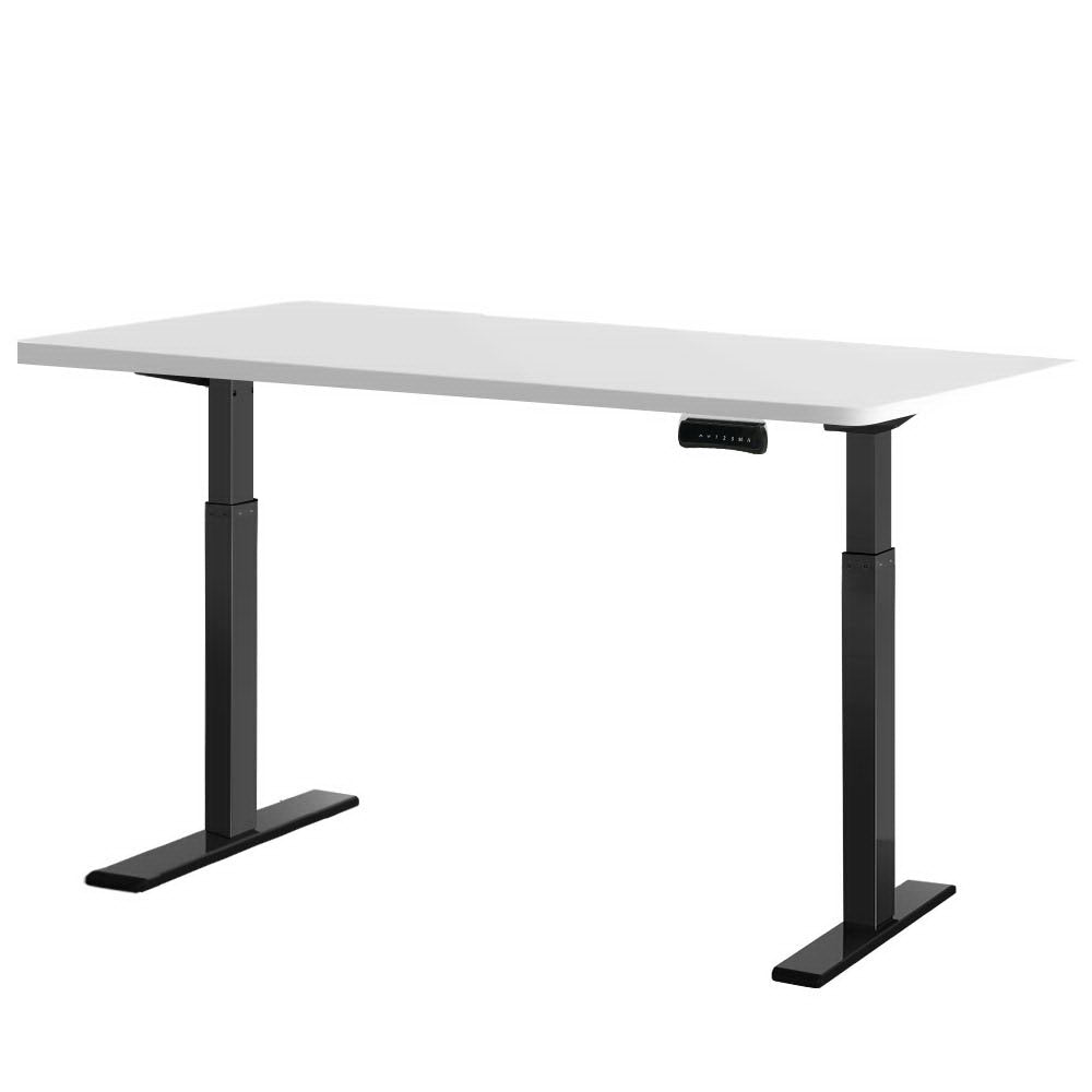 Artiss Standing Desk Motorised Dual Motor White 120CM