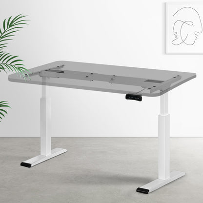 Artiss Standing Desk Frame Only Dual Motor Motorised White