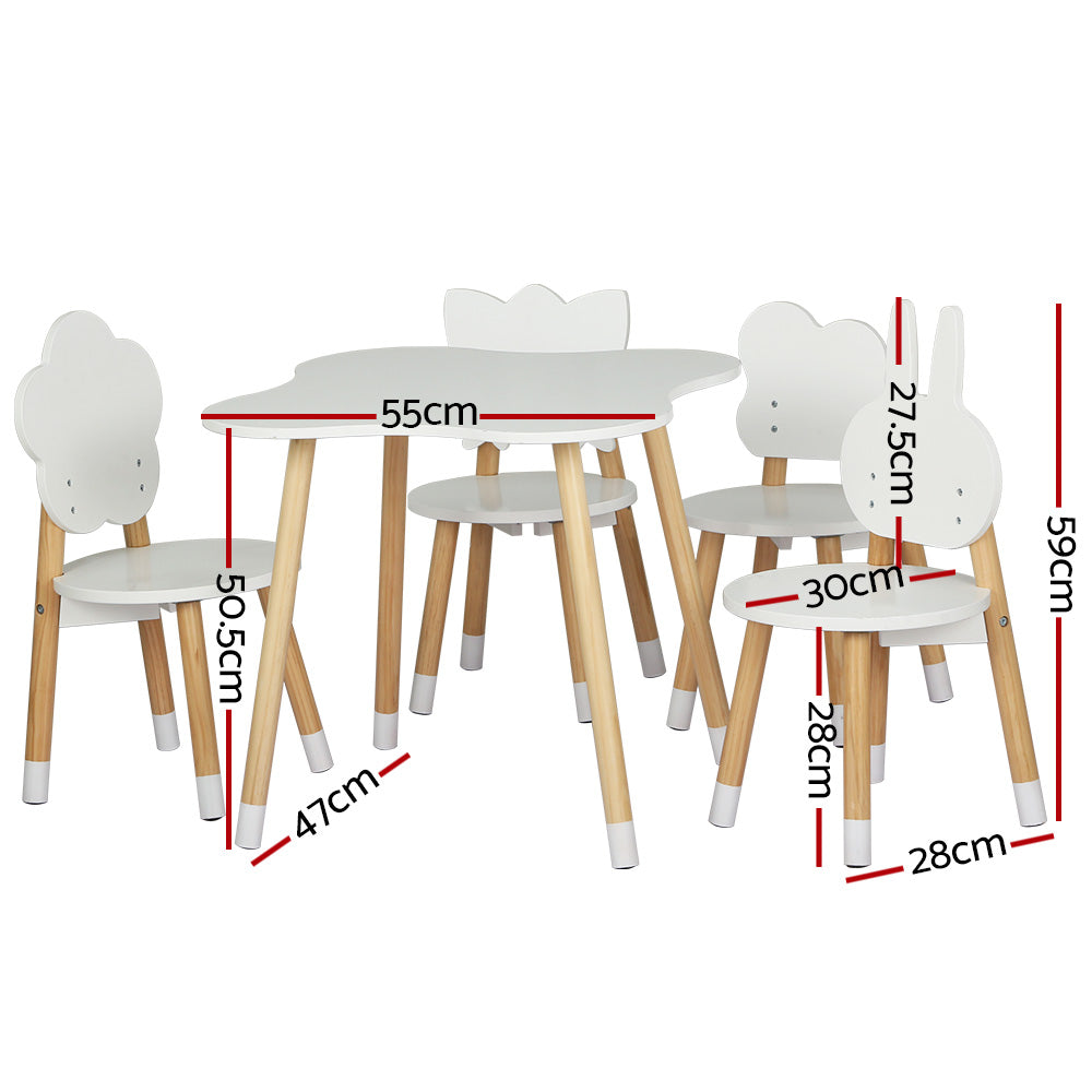 Keezi Kids 5 Piece Table And Chairs