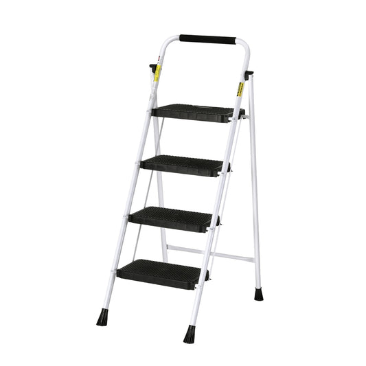 Giantz 4 Step Ladder Multi-Purpose Folding Steel Light Weight Platform