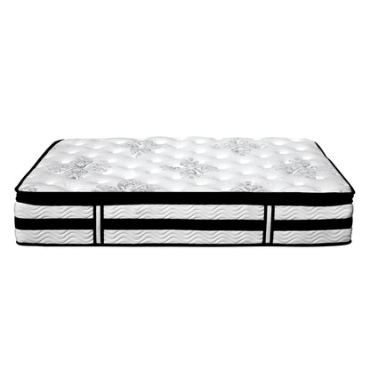 Giselle Bedding 34cm Mattress Euro Top Pocket Spring Double