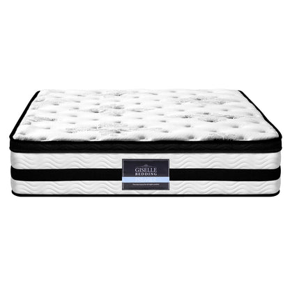 Giselle Bedding 34cm Mattress Euro Top Pocket Spring King