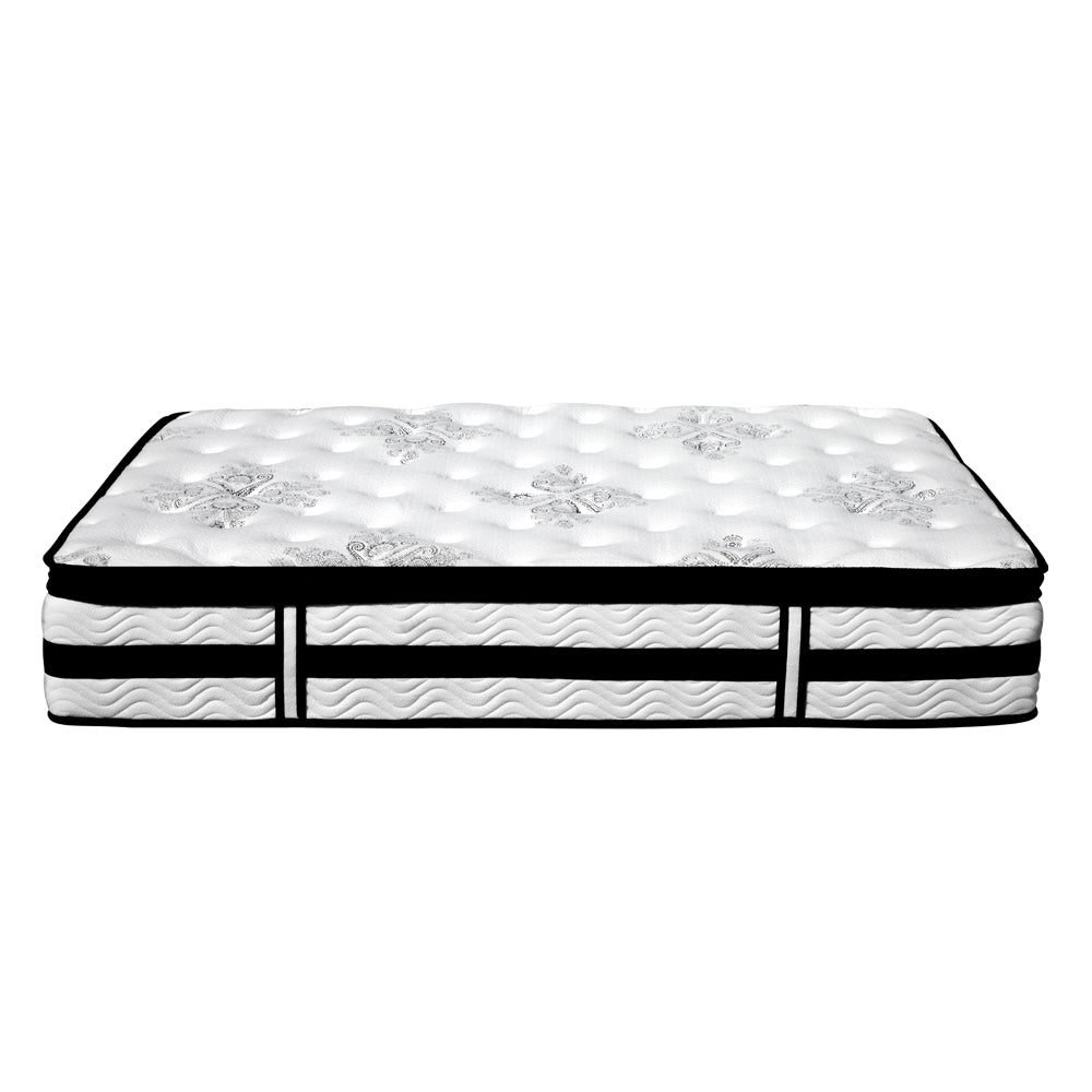 Giselle Bedding 34cm Mattress Euro Top Pocket Spring King