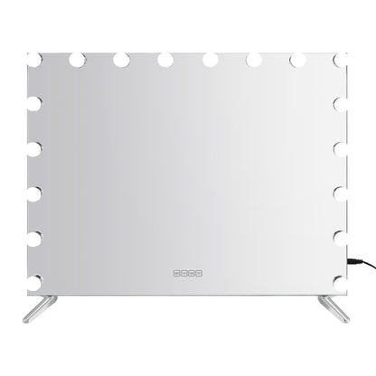 Embellir Bluetooth Makeup Mirror 80X65cm Hollywood with Light Vanity Wall 18 LED