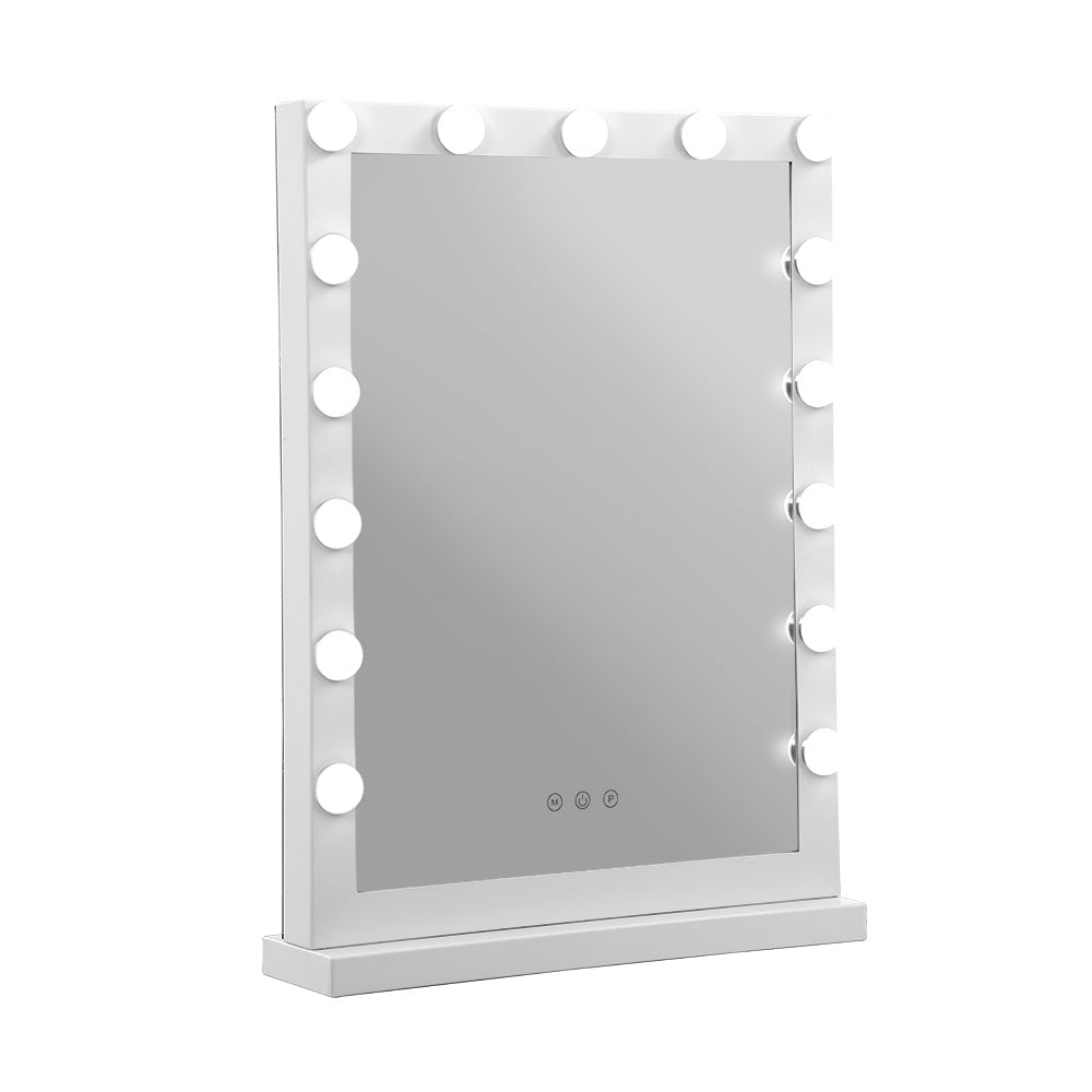 Embellir Makeup Mirror Hollywood with Light Frame Vanity Dimmable Wall 15 LED