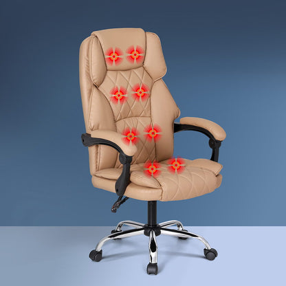 Artiss Massage Office Chair Computer Chairs High Back