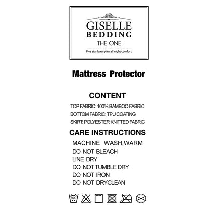 Giselle Bedding Mattress Protector Queen