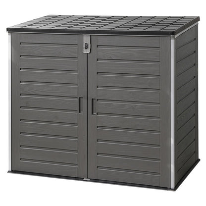 Gardeon Outdoor Storage Box 1170L Container Lockable Cabinet Tool Organizer Shed Grey