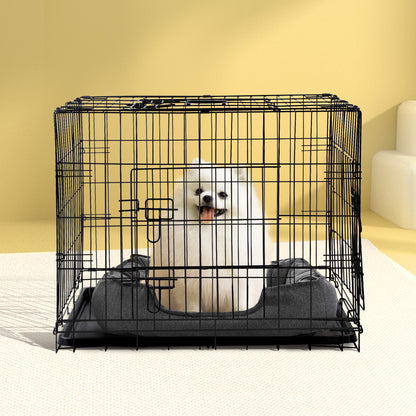 i.Pet 36" Dog Cage Crate Kennel 3 Doors