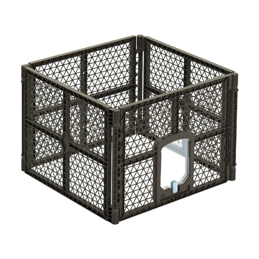 i.Pet Dog Playpen Enclosure 4 Panel Pet Fence Plastic Play Pen