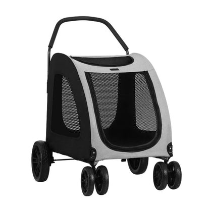 i.Pet Pet Stroller Dog Pram Large Carrier Cat Travel Foldable Strollers 4 Wheels Trolley