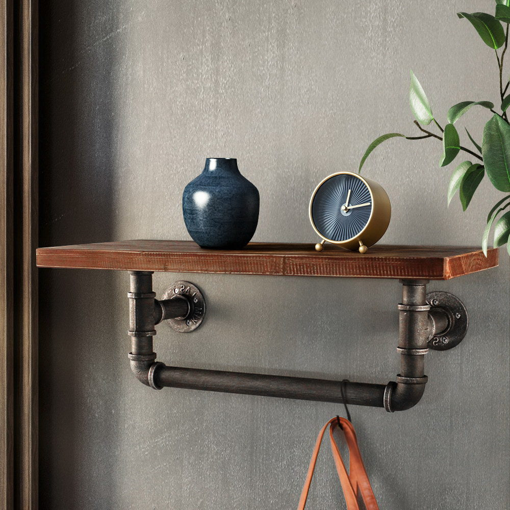 Artiss Floating DIY Pipe Shelf - IVES