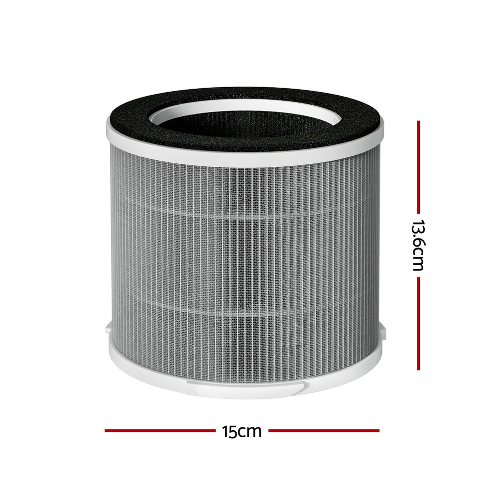 Devanti Replacement Filter Air Purifier HEPAh11 Filters Carbon 3-layer