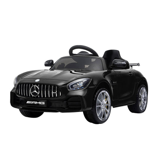 Kids Electric Ride On Car Mercedes-Benz AMG GTR Licensed Toy Cars 12V Black