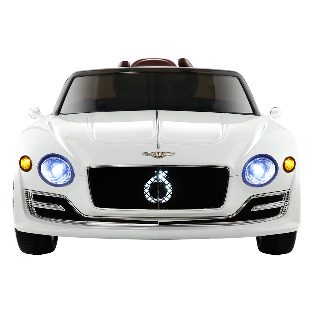 Kids Electric Ride On Car Bentley Licensed EXP12 Toy Cars Remote 12V White