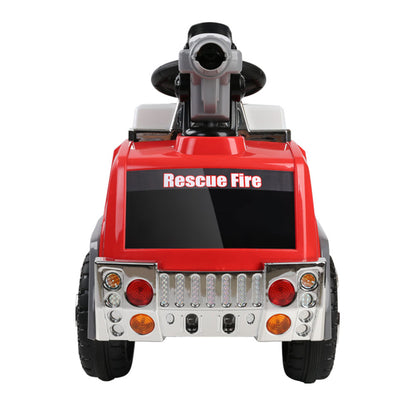 Rigo Kids Electric Ride On Car Fire Engine Fighting Truck Toy Cars 6V Red