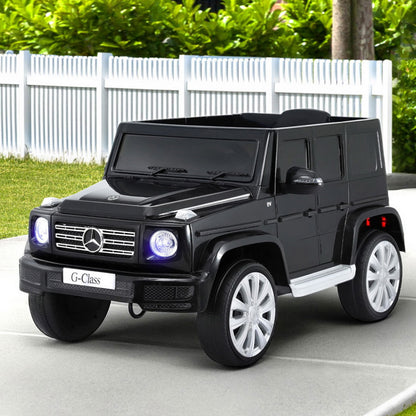 Kids Ride On Car Licensed Mercedes-Benz G500 Electric Toys Horn Remote 12V Black