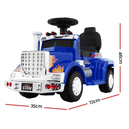 Rigo Kids Electric Ride On Car Truck Motorcycle Motorbike Toy Cars 6V Blue