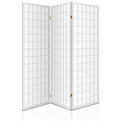 Artiss 3 Panel Room Divider Screen 131x179cm White