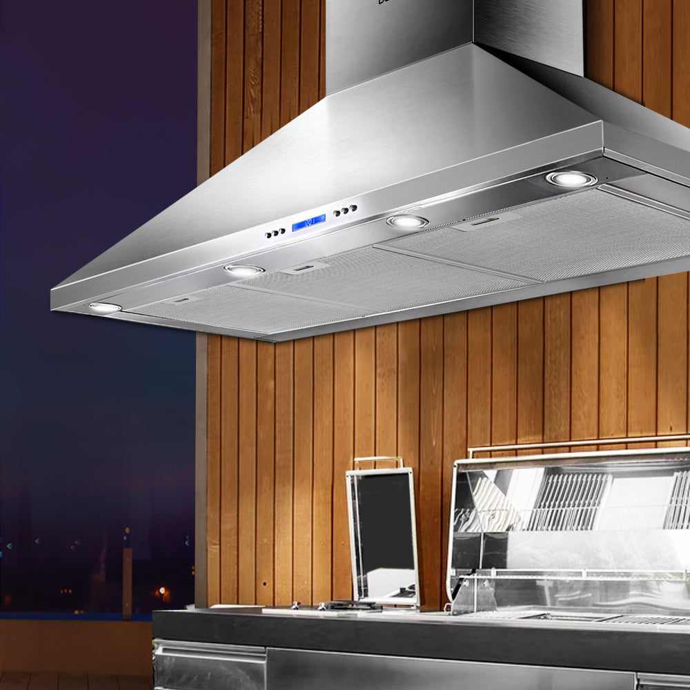 Devanti 1200mm Range Hood 120cm BBQ Commercial Rangehood