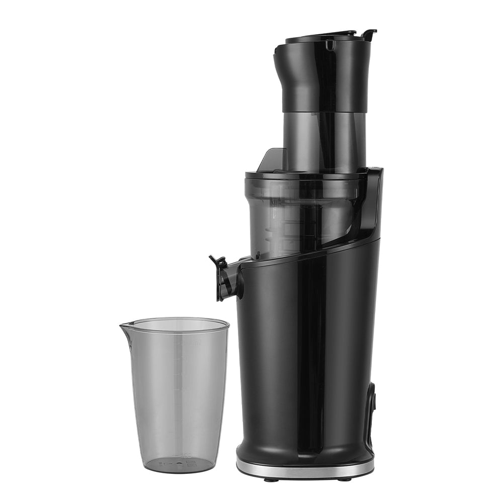 Devanti Slow Juicer Cold Press Fruit Juice Extractor 200W Black