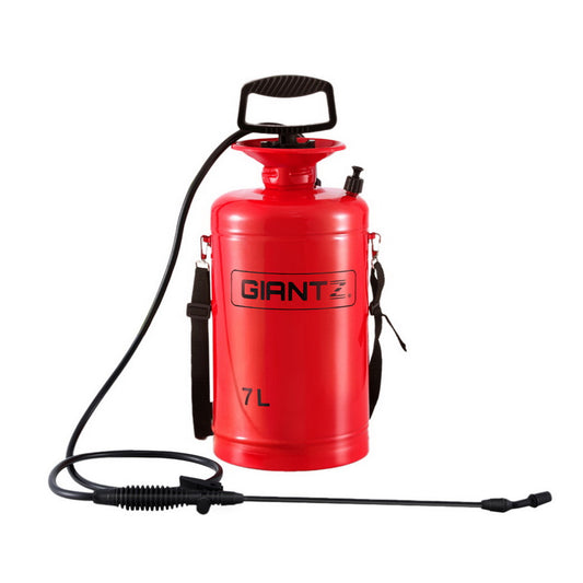 Giantz Weed Sprayer Pressure 7L Shoulder Pesticide Metal