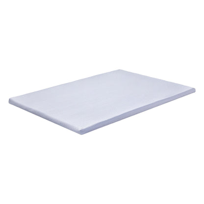 Giselle Bedding Latex Topper 100% Natural Latex Toppers 7-zone w/ Ice Silk Cool-touch Fabric Cooling Cover Queen 5cm