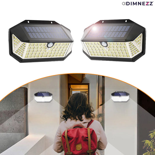 Dimnezz 5-Sided Human Induction Outdoor Garden LED Lamp
