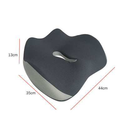 Hivvago Memory Foam Seat Cushion – Ergonomic Support for Office, Car & Home, Grey