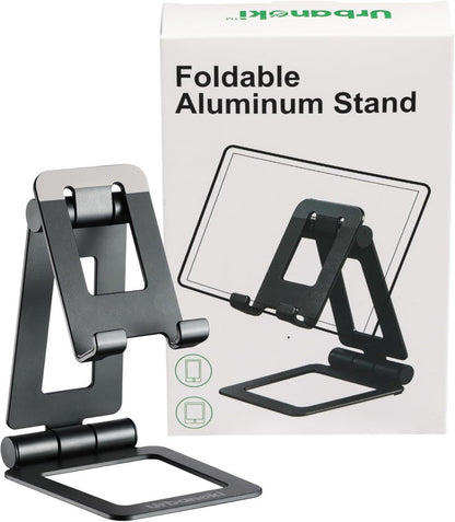 Urbanoki Portable Phone Tablet Stand Dual Folding Desk Travel Cradle Dock