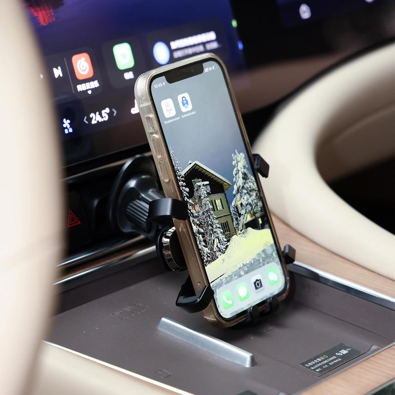 Urbanoki Air Vent Car Phone Holder Mount Strong Grip for Smartphones - Black