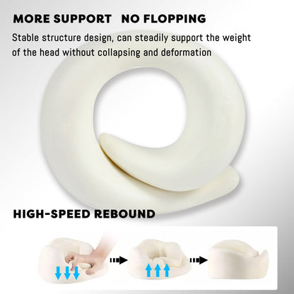 Vagooz Memory Foam Travel Neck Pillow Set