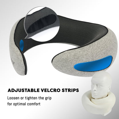 Vagooz Memory Foam Travel Neck Pillow Set