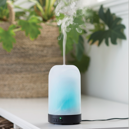 Frosted Glass Ultrasonic Aroma Diffuser - RRP $59.95 - Wholesale
