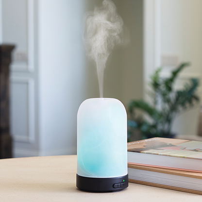 Frosted Glass Ultrasonic Aroma Diffuser - RRP $59.95 - Wholesale