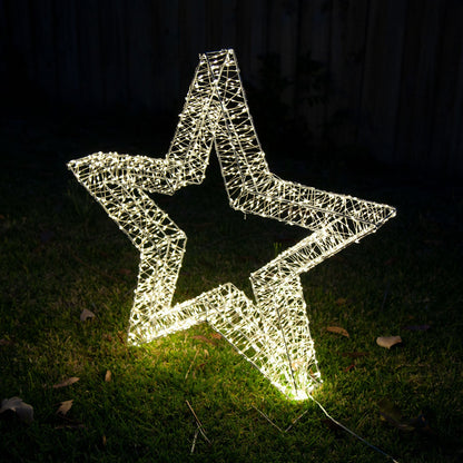 Samland 3d Frame Led Star Warm White For Christmas Decoration - 3DStar_M