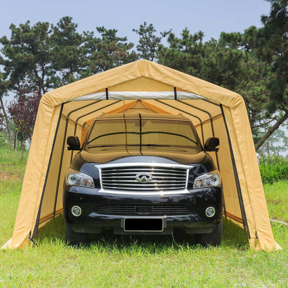 Samland Portable Carport Garage Shelter Canopy Single Size 10x20FT