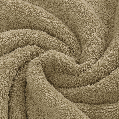 Samland Premium Cotton Washcloths 4-Pack Quick-Dry Face Towels Set-Linen