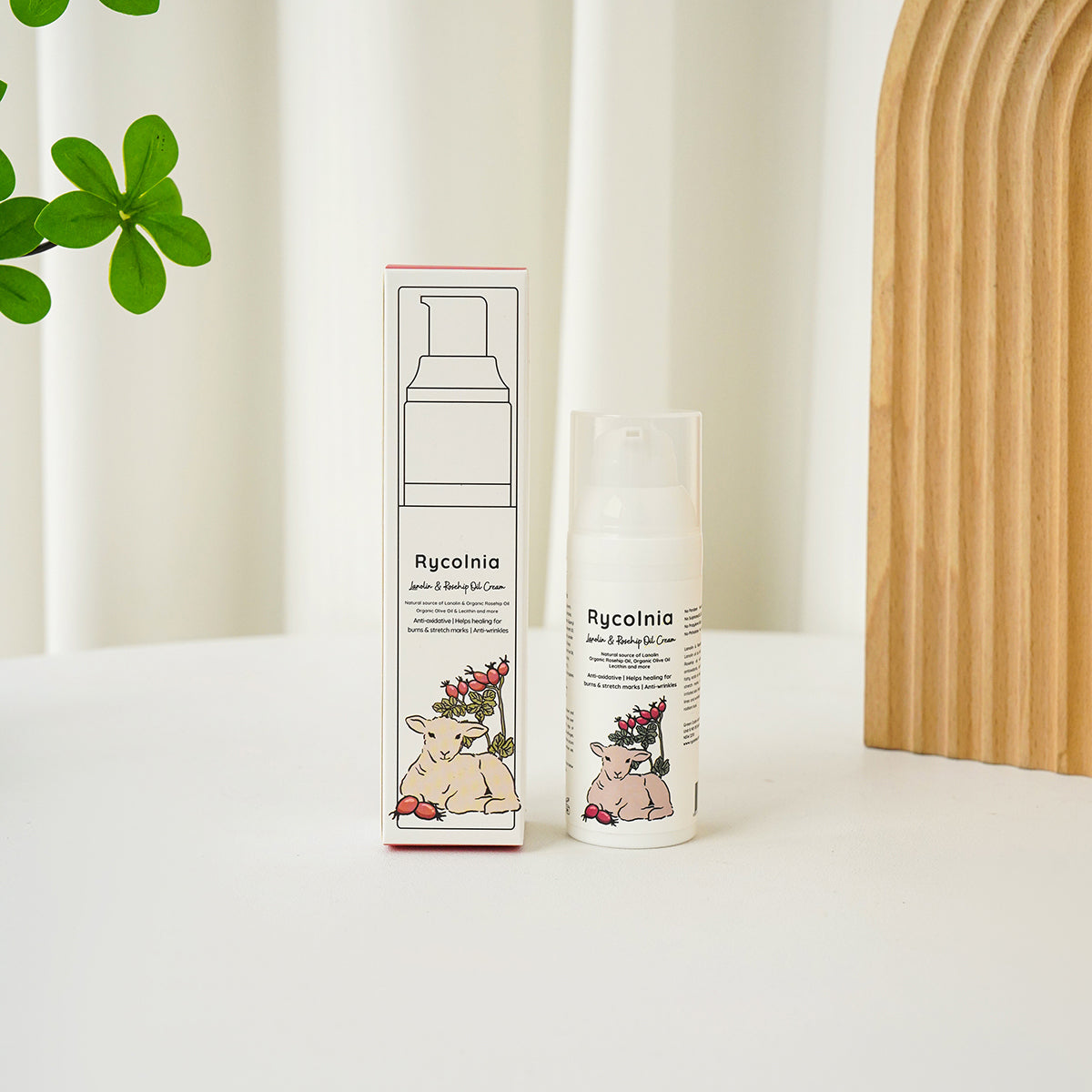 Rycolnia Lanolin & Rosehip Oil Cream  50g