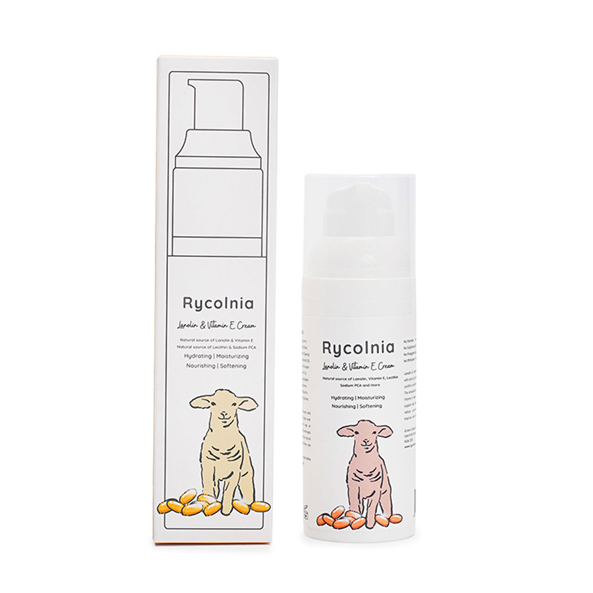 Rycolnia  Lanolin & Vitamin E Cream 50g