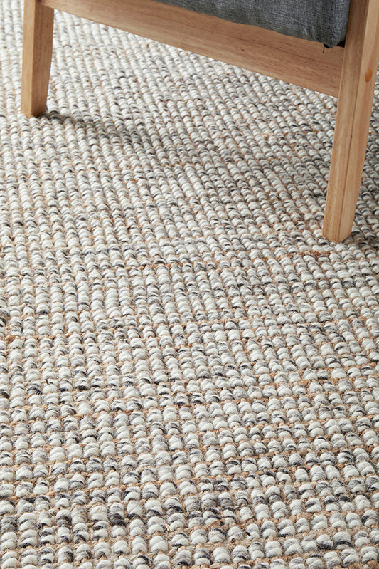 Arabella Grey Runner Rug by Rug Culture - 300X80CM