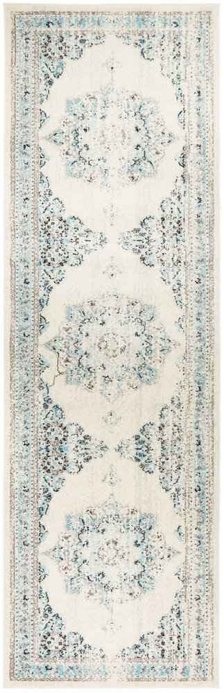 Century 922 White Runner by Rug Culture - 80 x 300 cm - RUNNER