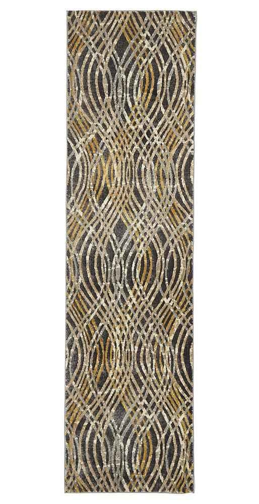 Dream Scape 852 Charcoal Runner By Rug Culture - 300X80CM - RUNNER