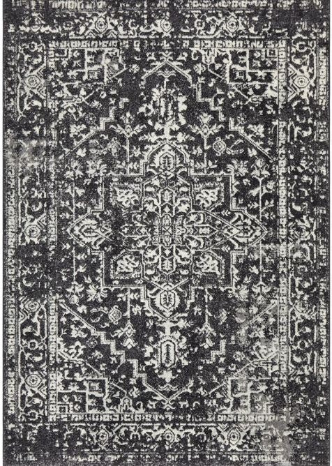 Evoke 253 Charcoal by Rug Culture -330X240CM - RECTANGLE