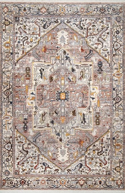 Heriz Mushroom Rug by Rug Culture -165X115CM - RECTANGLE